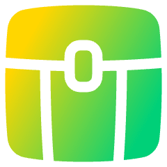 Treasure Chest Icon from Plump Gradient Set