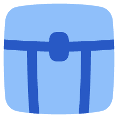 Treasure Chest Icon from Plump Flat Set