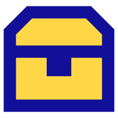 Treasure Chest Icon from Sharp Pop Set