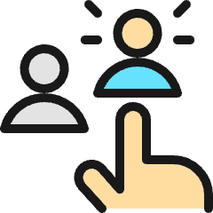 Job Choose Candidate Icon from Ultimate Colors Set