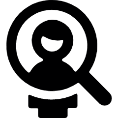 Job Search Man Icon from Ultimate Bold Set
