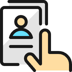 Job Seach Profile Icon from Ultimate Colors Set
