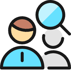 Job Seach Team Man Icon from Ultimate Colors Set