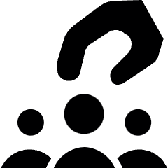 Recruiting Employee Hand Pick Icon from Ultimate Bold Set