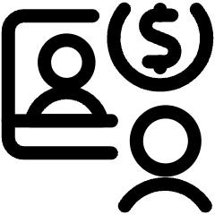 Recruiting Employee Online Icon from Ultimate Regular Set