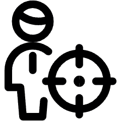 Recruiting Employee Target Lock Icon from Ultimate Regular Set