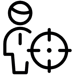 Recruiting Employee Target Lock Icon from Ultimate Light Set