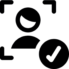 Recruiting Employee Target Validated Check 1 Icon from Ultimate Bold Set