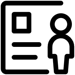 Recruiting Resume Document Icon from Ultimate Regular Set