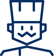 Chef Icon from Cyber Line Set