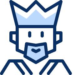 King Icon from Cyber Duotone Set