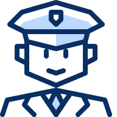 Police Icon from Cyber Duotone Set