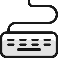 Keyboard 1 Icon from Ultimate Colors Set