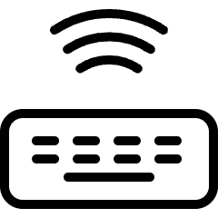 Keyboard Wireless 1 Icon from Ultimate Light Set