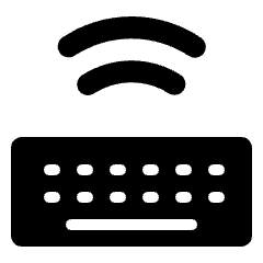 Keyboard Wireless 2 Icon from Ultimate Bold Set