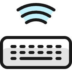 Keyboard Wireless Icon from Ultimate Colors Set