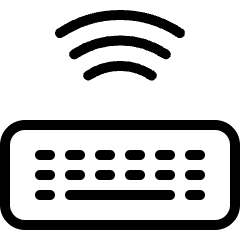 Keyboard Wireless Icon from Ultimate Light Set