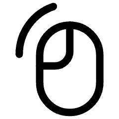 Left Click Mouse Icon from Ultimate Regular Set