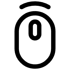 Middle Click Mouse Icon from Ultimate Regular Set