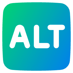 Alt Icon from Plump Gradient Set