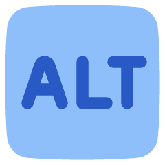 Alt Icon from Plump Flat Set