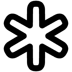 Asterisk 1 Icon from Plump Remix Set