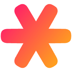 Asterisk 2 Icon from Plump Gradient Set