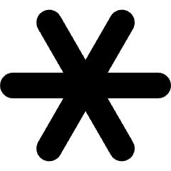 Asterisk 2 Icon from Micro Solid Set