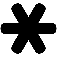 Asterisk 2 Icon from Plump Solid Set