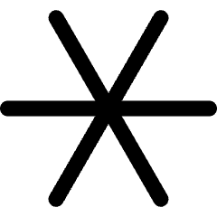 Asterisk 2 Icon from Flex Line Set
