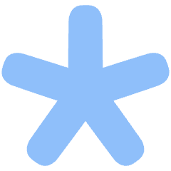 Asterisk 3 Icon from Plump Flat Set