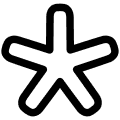 Asterisk 3 Icon from Plump Line Set