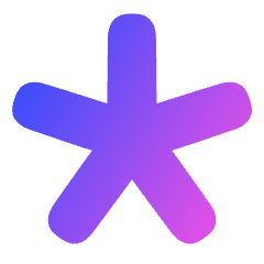 Asterisk 3 Icon from Plump Gradient Set