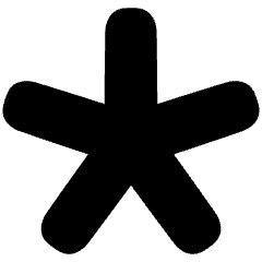 Asterisk 3 Icon from Plump Solid Set