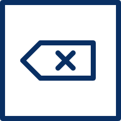 Button Delete Icon from Cyber Line Set