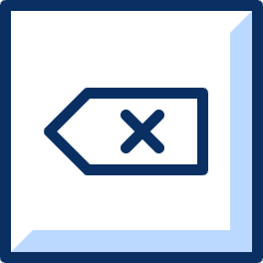 Button Delete Icon from Cyber Duotone Set