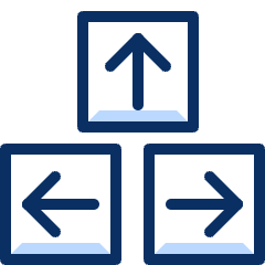 Button Direction Icon from Cyber Duotone Set