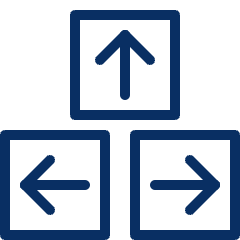 Button Direction Icon from Cyber Line Set