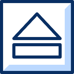 Button Eject Icon from Cyber Duotone Set