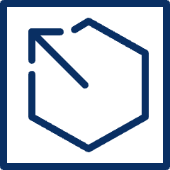 Button Escape Icon from Cyber Line Set