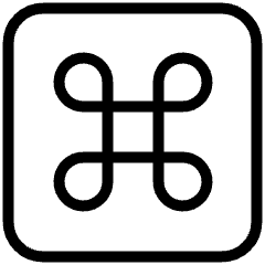 Command Button Keyboard Icon from Ultimate Light Set
