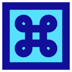 Command Square Icon from Sharp Pop Set