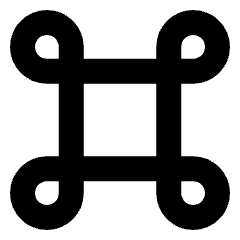 Command Icon from Sharp Solid Set