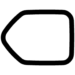 Delete Icon from Plump Line Set