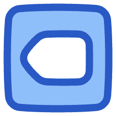 Delete Backspace Icon from Plump Duo Set