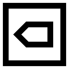 Delete Square Icon from Sharp Line Set