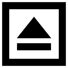Eject Square Icon from Sharp Remix Set
