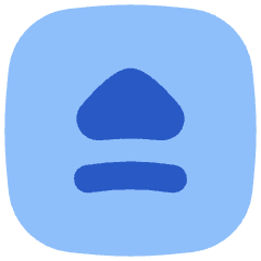 Eject Square Icon from Flex Flat Set