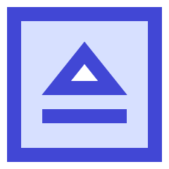 Eject Square Icon from Sharp Duo Set