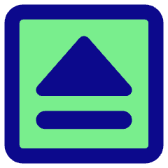 Eject Square Icon from Core Pop Set